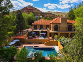 Majestic Creekside Escape with Pool, Spa, Sauna, Gym